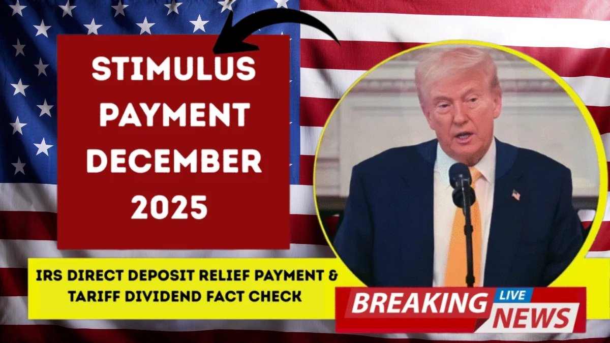 December 2025 Stimulus Alert
